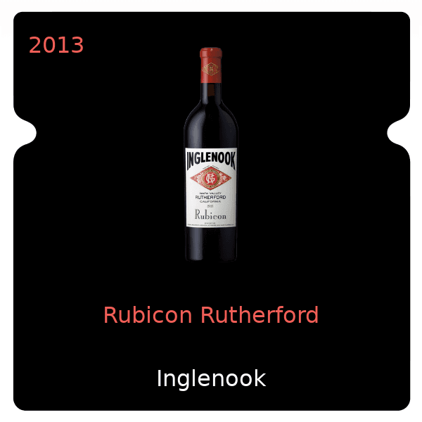 Inglenook Rubicon Rutherford 2013