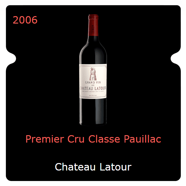 Latour Premier Cru Classe Pauillac 2006