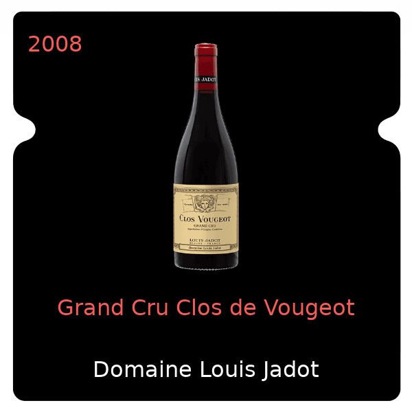 Louis Jadot Grand Cru Clos de Vougeot 2008