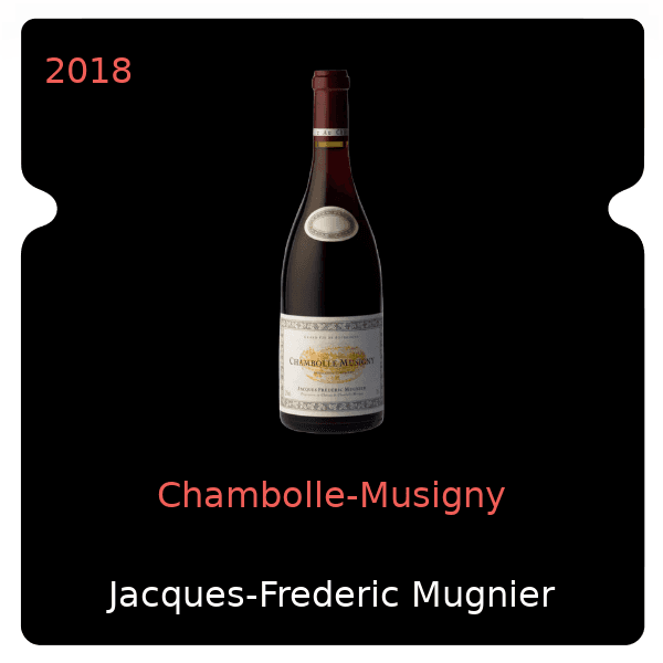 Jacques-Frederic Mugnier Chambolle-Musigny 2018