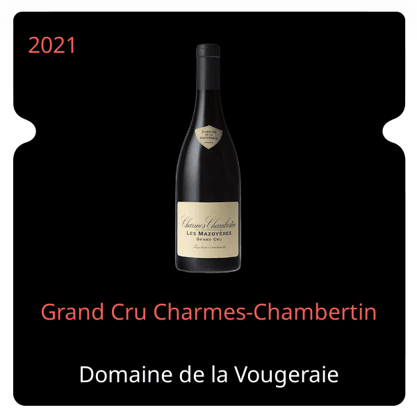 Vougeraie Grand Cru Charmes-Chambertin 2021