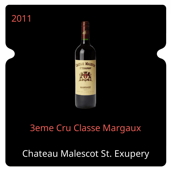 Malescot St. Exupery 3eme Cru Classe Margaux 2011