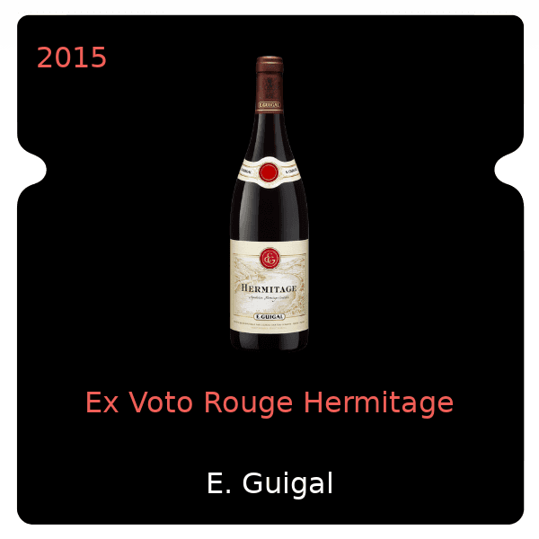 E. Guigal Ex Voto Rouge Hermitage 2015