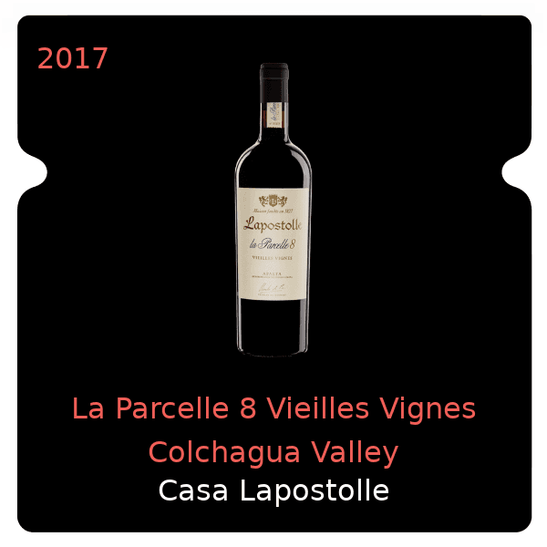 Lapostolle La Parcelle 8 Vieilles Vignes Colchagua Valley 2017
