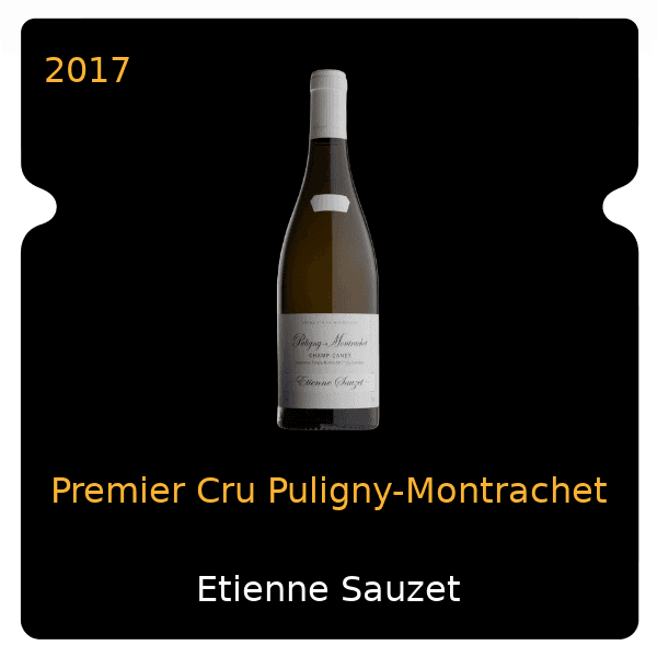 Etienne Sauzet Premier Cru Puligny-Montrachet 2017
