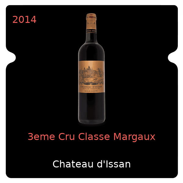 d'Issan 3eme Cru Classe Margaux 2014