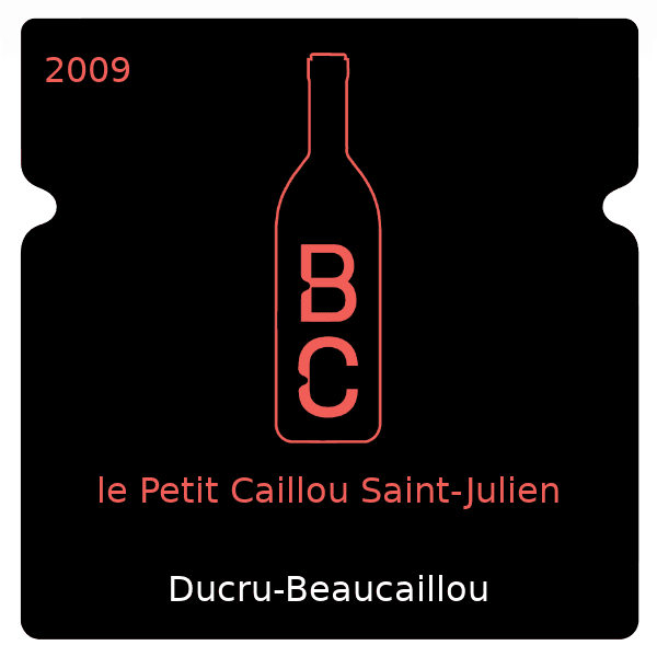 Ducru-Beaucaillou le Petit Caillou Saint-Julien 2009