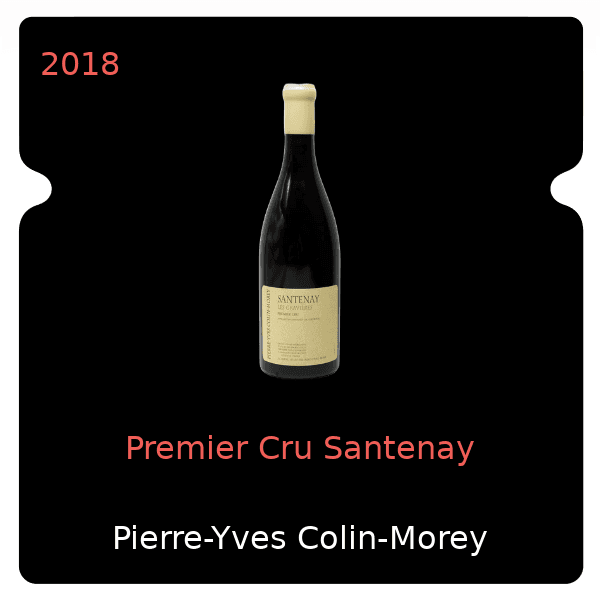 Pierre-Yves Colin-Morey Premier Cru Santenay 2018