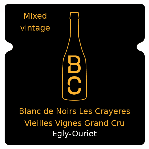 Egly-Ouriet Blanc de Noirs Les Crayeres Vieilles Vignes Grand Cru Mixed Vintage