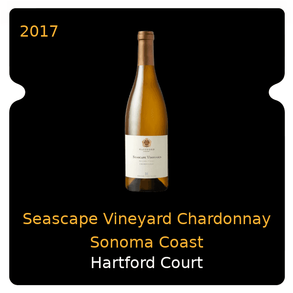Hartford Court Seascape Vineyard Chardonnay Sonoma Coast 2017
