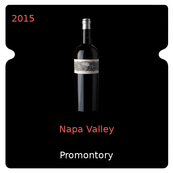 Promontory Napa Valley 2015