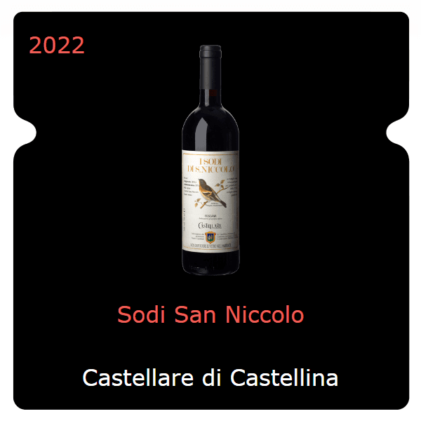 Castellare di Castellina Sodi San Niccolo 2022
