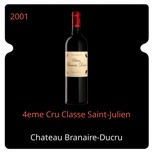 Branaire-Ducru 4eme Cru Classe Saint-Julien 2001
