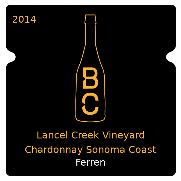 J. A. Ferret Lancel Creek Vineyard Chardonnay Sonoma Coast 2014