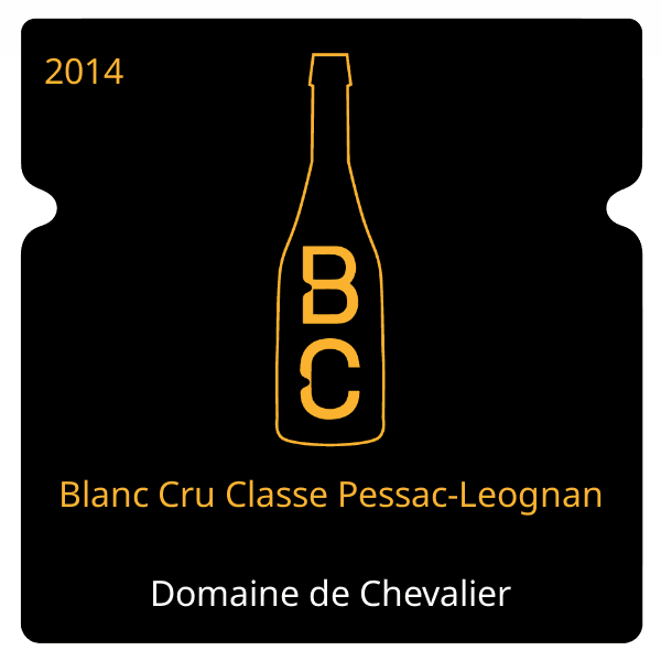 Chevalier Blanc Cru Classe Pessac-Leognan 2014