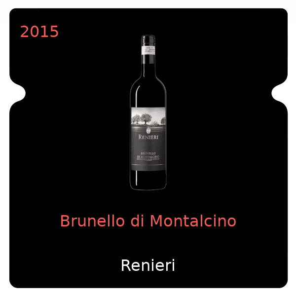 Renieri Brunello di Montalcino 2015