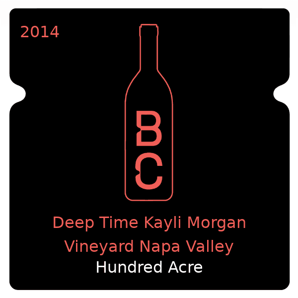 Hundred Acre Deep Time Kayli Morgan Vineyard Napa Valley 2014