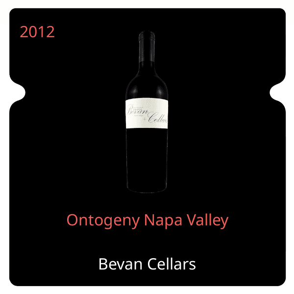 Bevan Cellars Ontogeny Napa Valley 2012