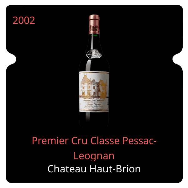 Haut-Brion Premier Cru Classe Pessac-Leognan 2002