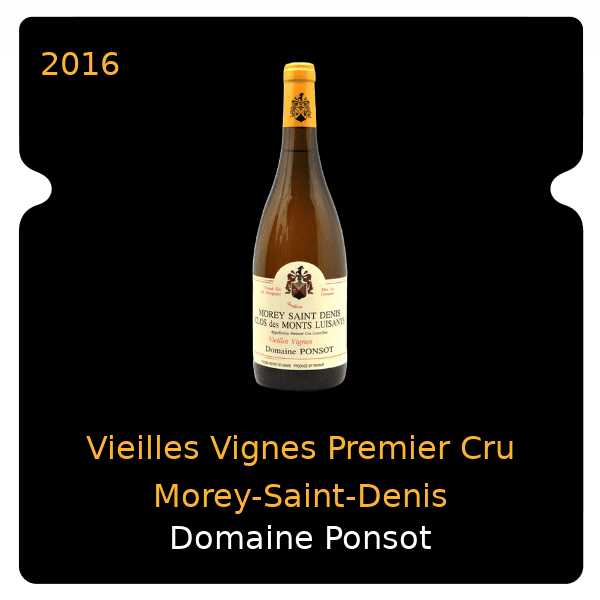 Ponsot Vieilles Vignes Premier Cru Morey-Saint-Denis 2016