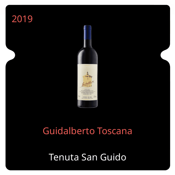 San Guido Guidalberto Toscana 2019