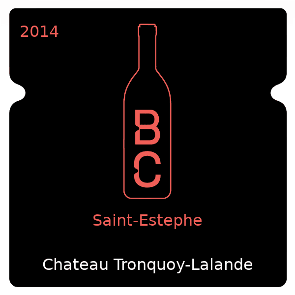 Tronquoy-Lalande Saint-Estephe 2014