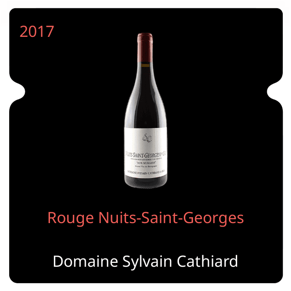 Sylvain Cathiard Rouge Nuits-Saint-Georges 2017