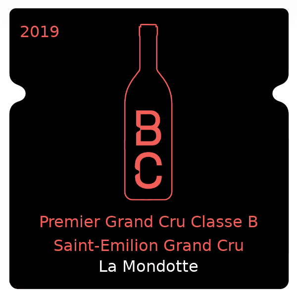 Mondotte Premier Grand Cru Classe B Saint-Emilion Grand Cru 2019