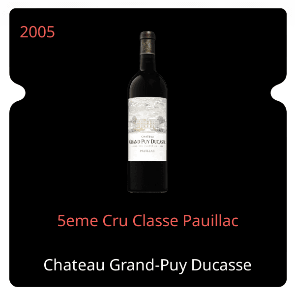 Grand-Puy Ducasse 5eme Cru Classe Pauillac 2005