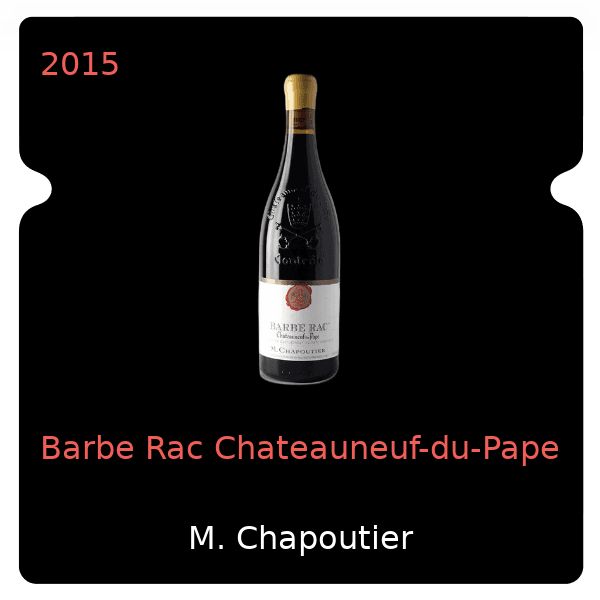M. Chapoutier Barbe Rac Chateauneuf-du-Pape 2015