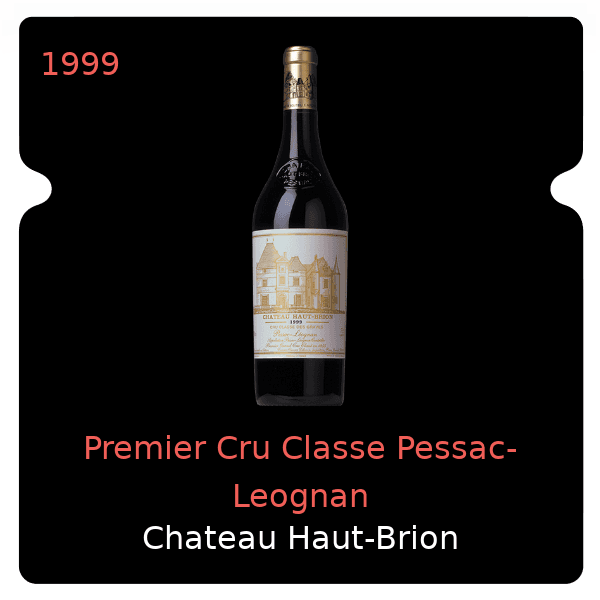 Haut-Brion Premier Cru Classe Pessac-Leognan 1999