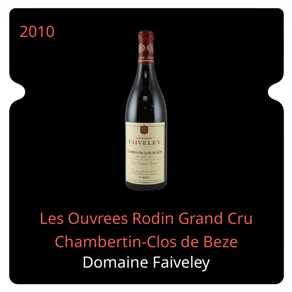 Faiveley Les Ouvrees Rodin Grand Cru Chambertin-Clos de Beze 2010