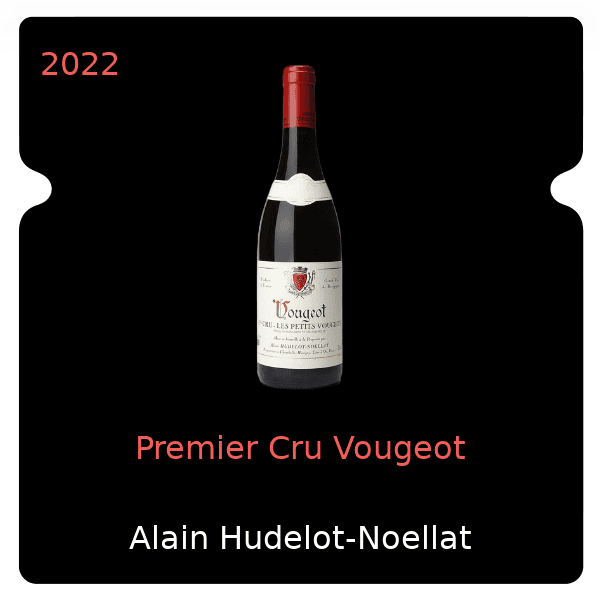 Alain Hudelot-Noellat Premier Cru Vougeot 2022