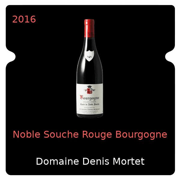 Denis Mortet Noble Souche Rouge Bourgogne 2016