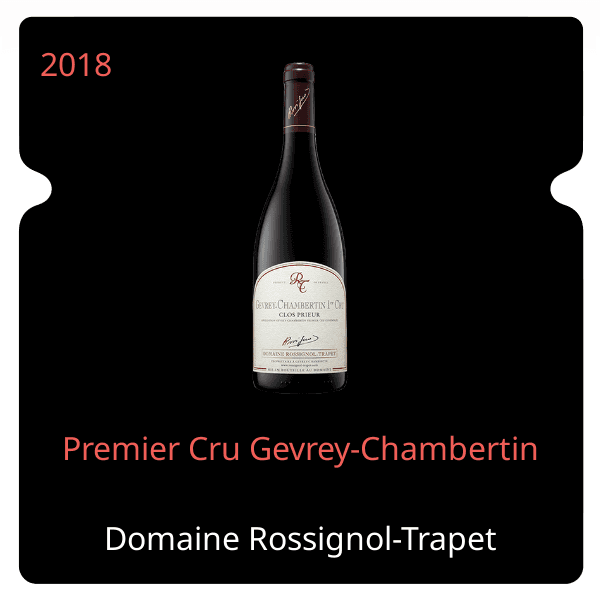 Rossignol-Trapet Premier Cru Gevrey-Chambertin 2018