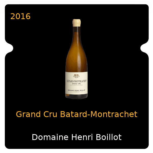 Henri Boillot Grand Cru Batard-Montrachet 2016