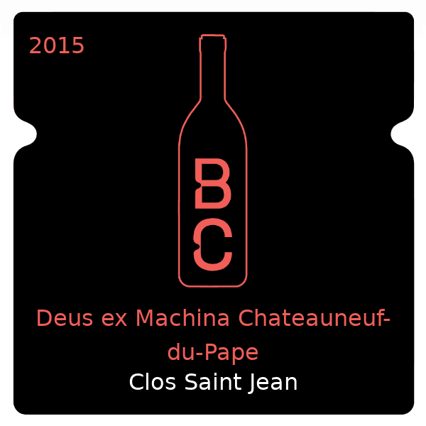 Saint Jean Deus ex Machina Chateauneuf-du-Pape 2015