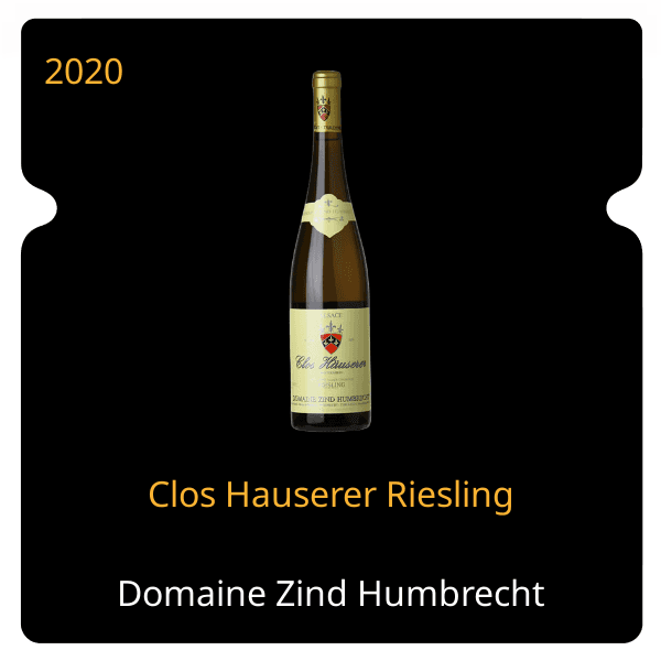 Zind Humbrecht Clos Hauserer Riesling 2020