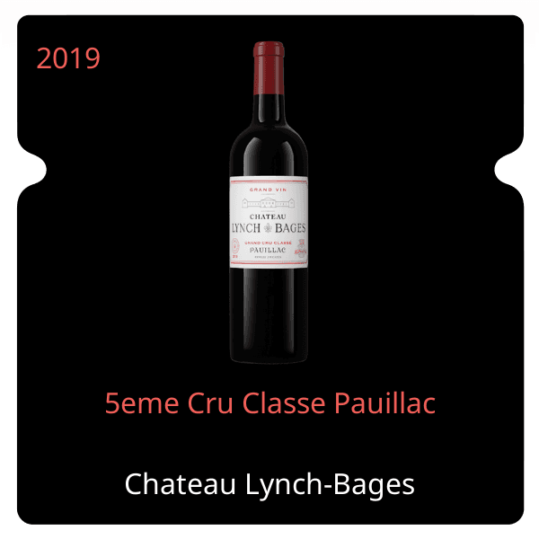Lynch-Bages 5eme Cru Classe Pauillac 2019