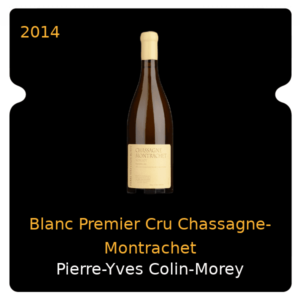 Pierre-Yves Colin-Morey Blanc Premier Cru Chassagne-Montrachet 2014