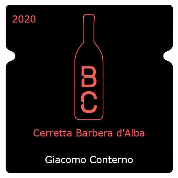 Giacomo Conterno Cerretta Barbera d'Alba 2020
