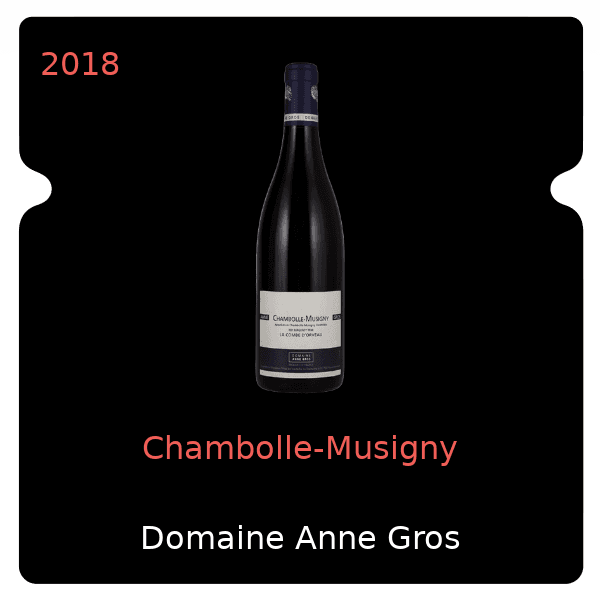 Anne Gros Chambolle-Musigny 2018
