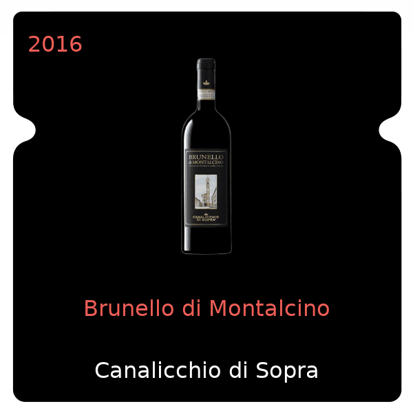 Canalicchio di Sopra Brunello di Montalcino 2016