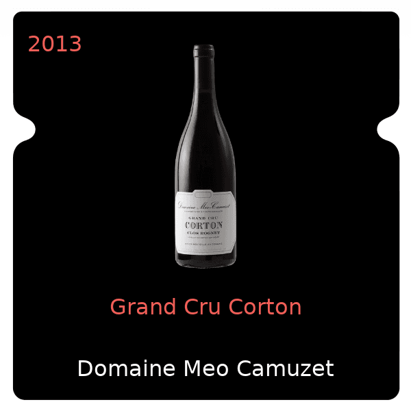 Meo Camuzet Grand Cru Corton 2013