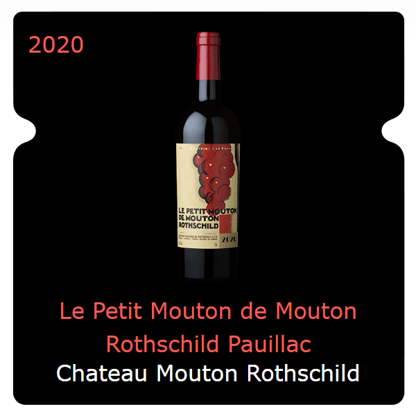Mouton Rothschild Le Petit Mouton de Mouton Rothschild Pauillac 2020