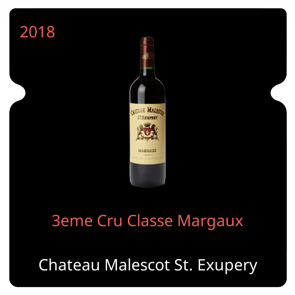 Malescot St. Exupery 3eme Cru Classe Margaux 2018