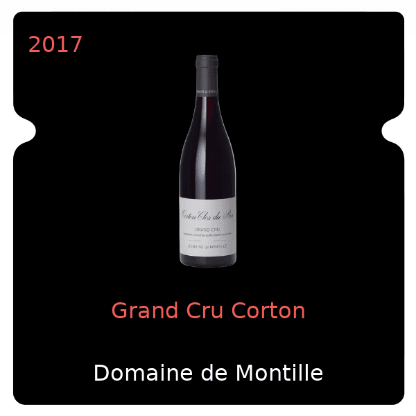 Montille Grand Cru Corton 2017