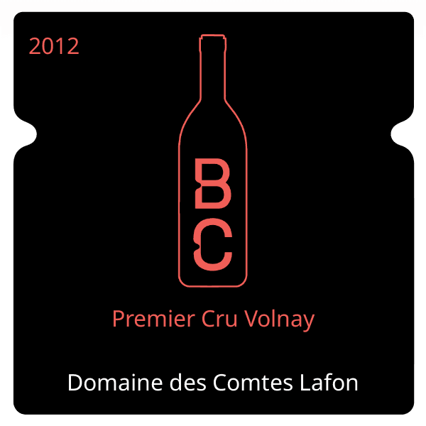 Comtes Lafon Premier Cru Volnay 2012