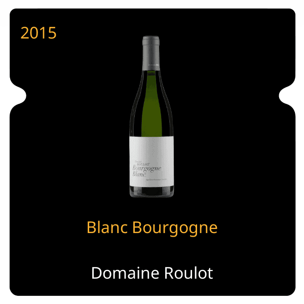 Roulot Blanc Bourgogne 2015