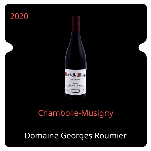Georges Roumier Chambolle-Musigny 2020
